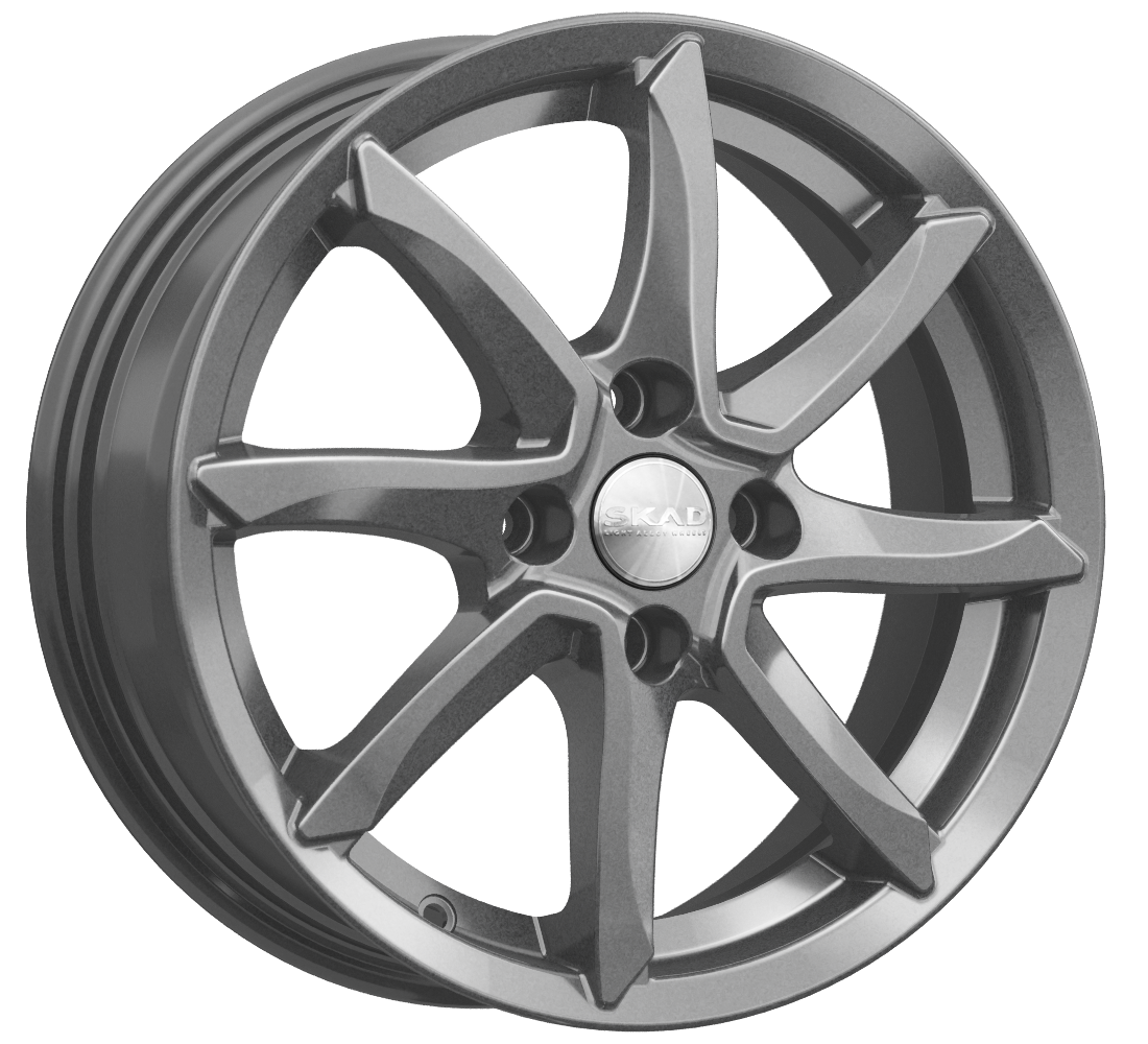 R15 4x100 6J ET40 D60,1 Скад Осака Графит R15 4x100 6J ET40 D60,1 Скад Осака Графит