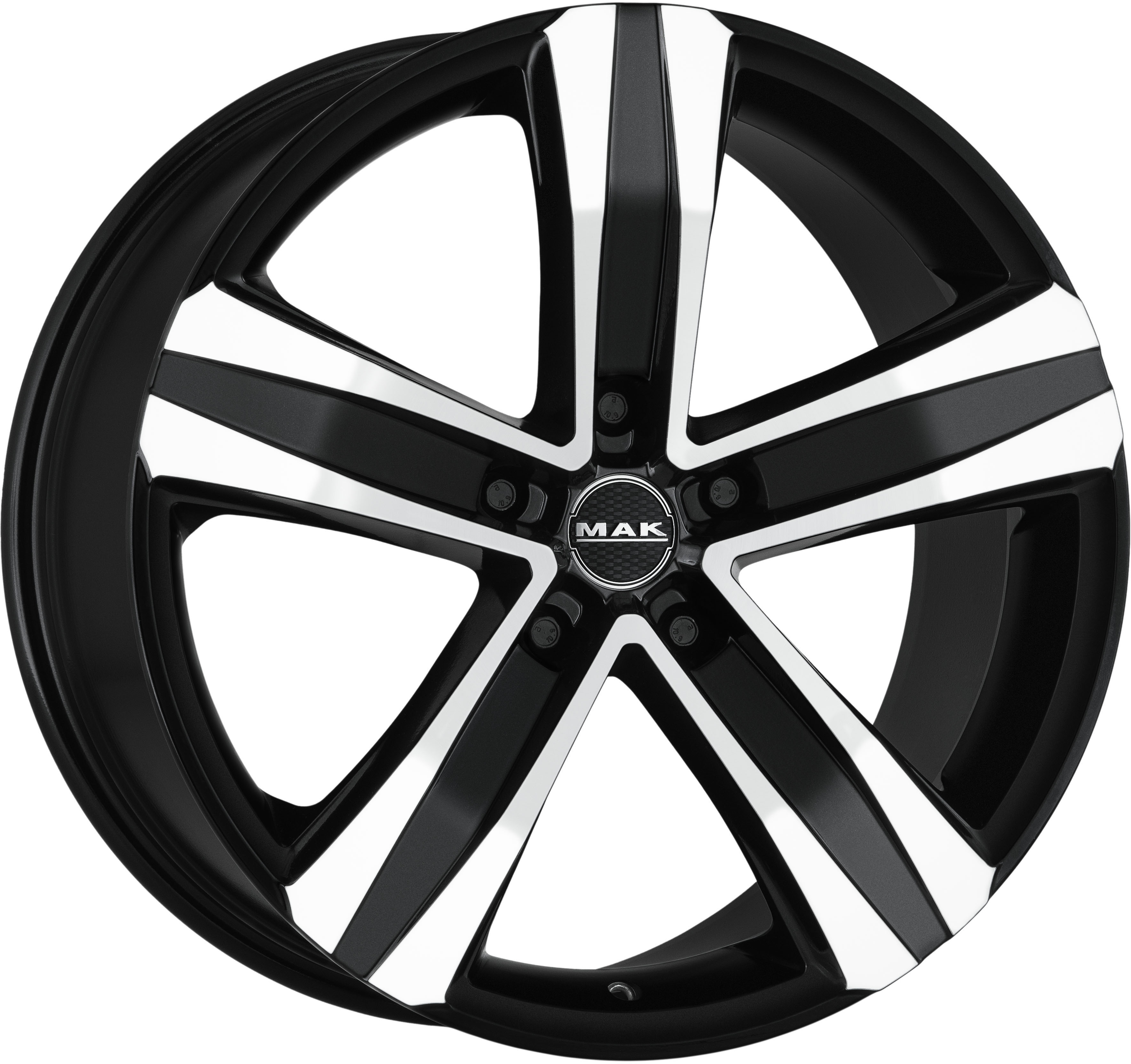 R16 5x118 6,5J ET65 D71,1 MAK Stone 5 Black Mirror R16 5x118 6,5J ET65 D71,1 MAK Stone 5 Black Mirror
