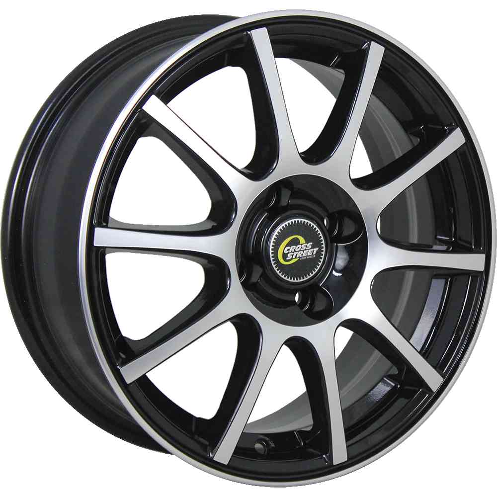 R15 4x100 6J ET40 D60,1 Cross Street CR-16 BKF R15 4x100 6J ET40 D60,1 Cross Street CR-16 BKF