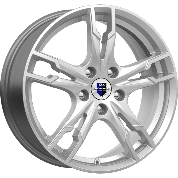 R17 5x114,3 7J ET47 66,1 K&K Солар (КС875) сильвер SK R17 5x114,3 7J ET47 66,1 K&K Солар (КС875) сильвер SK