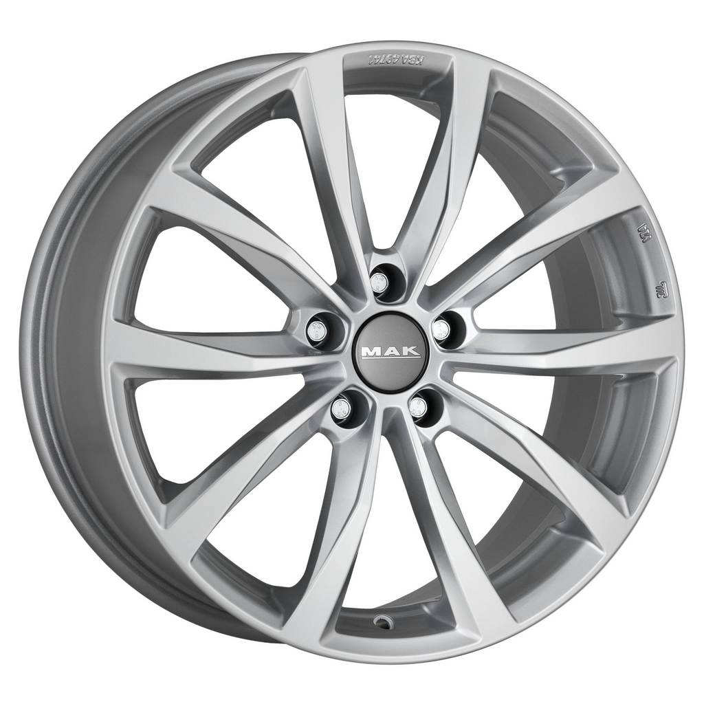 R18 5x114,3 7,5J ET48 D76 MAK Wolf Silver R18 5x114,3 7,5J ET48 D76 MAK Wolf Silver
