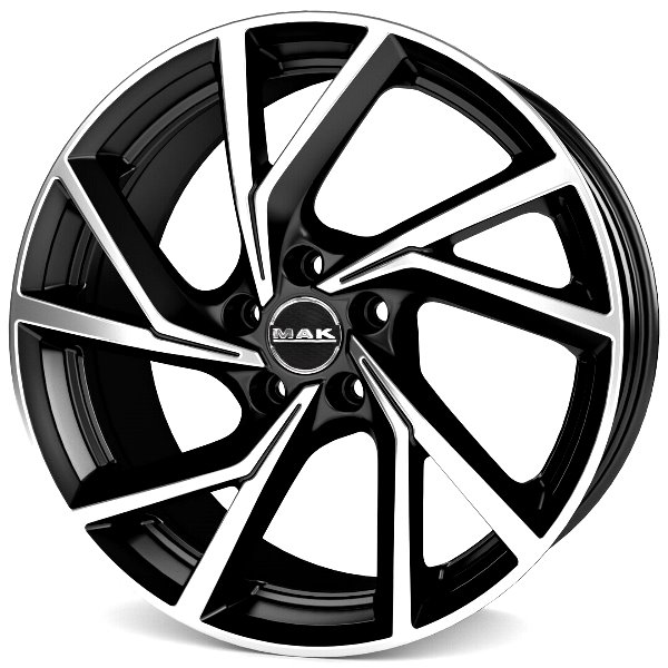R19 5x114,3 7,5J ET47 D67,1 MAK Kassel Black Mirror R19 5x114,3 7,5J ET47 D67,1 MAK Kassel Black Mirror