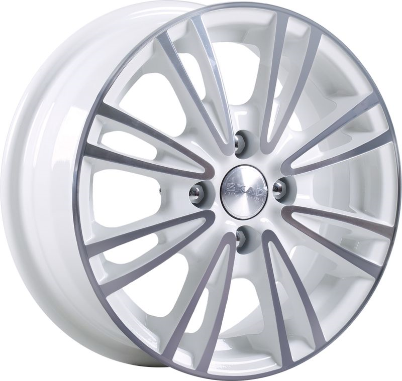 R14 4x100 5,5J ET39 D67,1 Скад Пантера алмаз-белый R14 4x100 5,5J ET39 D67,1 Скад Пантера алмаз-белый