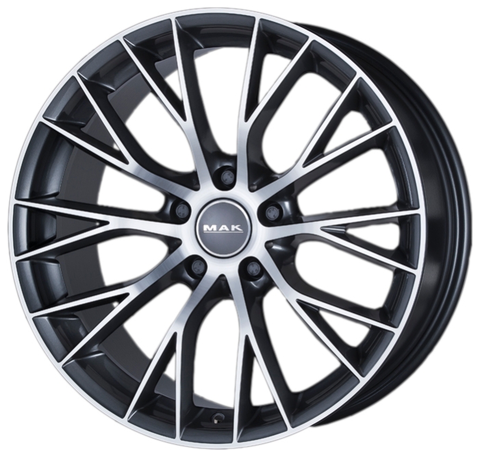 R20 5x112 8,5J ET35 D76 MAK Munchen Gunmetal Mirror Face R20 5x112 8,5J ET35 D76 MAK Munchen Gunmetal Mirror Face