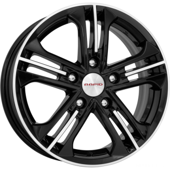 R16 5x114,3 6,5J ET45 D60,1 K&K Trinity оригинал (КС666) алмаз черный R16 5x114,3 6,5J ET45 D60,1 K&K Trinity оригинал (КС666) алмаз черный