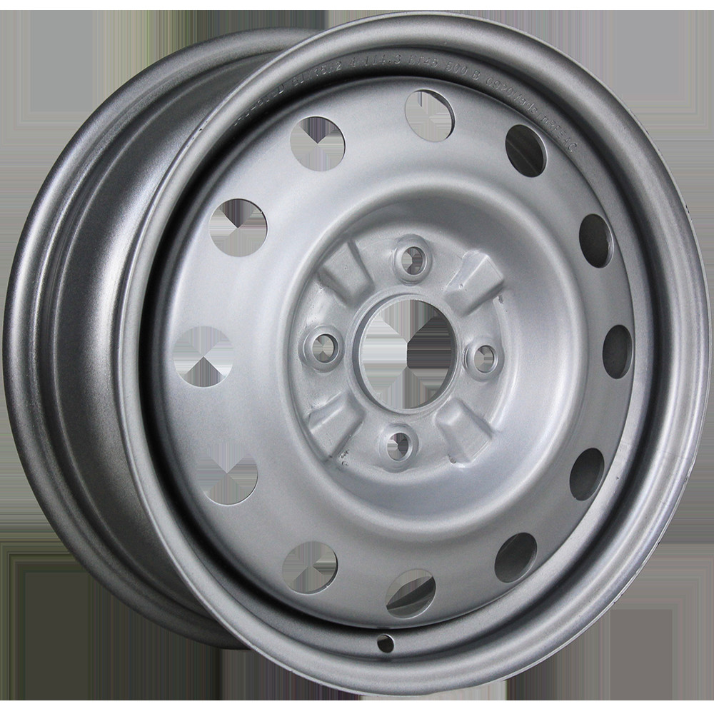 R15 4x114,3 6J ET45 D66,1 Trebl 64E45M Silver R15 4x114,3 6J ET45 D66,1 Trebl 64E45M Silver