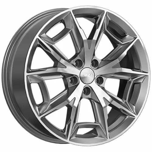 R19 5x108 7,5J ET38 D60,1 Скад Паркер алмаз графит R19 5x108 7,5J ET38 D60,1 Скад Паркер алмаз графит