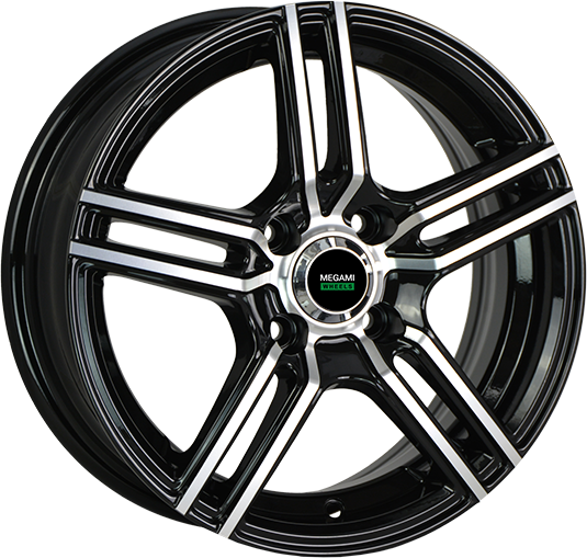 R15 4x98 6J ET35 D58,6 Megami MGM-1 BKF R15 4x98 6J ET35 D58,6 Megami MGM-1 BKF