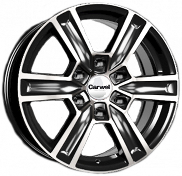 R15 5x100 6J ET40 D57,1 K&K КС1005 алмаз-черный R15 5x100 6J ET40 D57,1 K&K КС1005 алмаз-черный