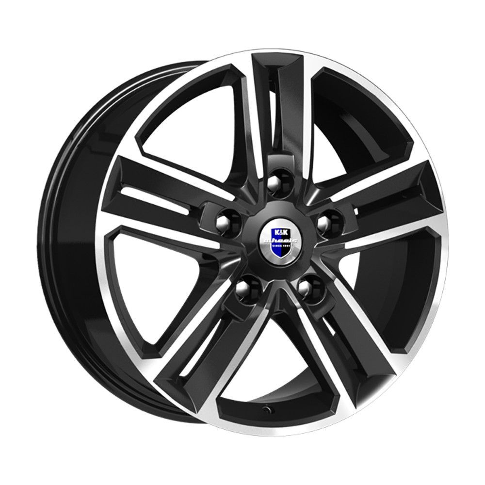 R18 5x114,3 8J ET45 D66,1 К&К Backfire алмаз чёрный R18 5x114,3 8J ET45 D66,1 К&К Backfire алмаз чёрный