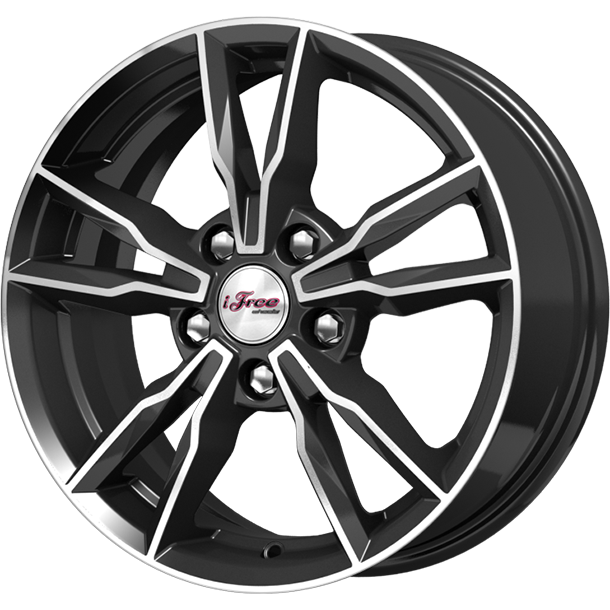 R16 5x108 6,5J ET50 D63,35 iFree Икигай Блэк-Джек R16 5x108 6,5J ET50 D63,35 iFree Икигай Блэк-Джек