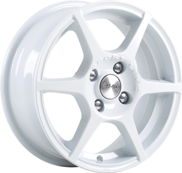 R14 4x98 5,5J ET38 D58,6 Скад Ягуар белый R14 4x98 5,5J ET38 D58,6 Скад Ягуар белый