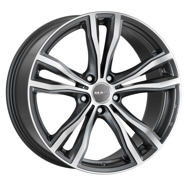 R21 5x112 10,0J ET50 D66,6 MAK X-Mode Gunmetal Mirror Face R21 5x112 10,0J ET50 D66,6 MAK X-Mode Gunmetal Mirror Face