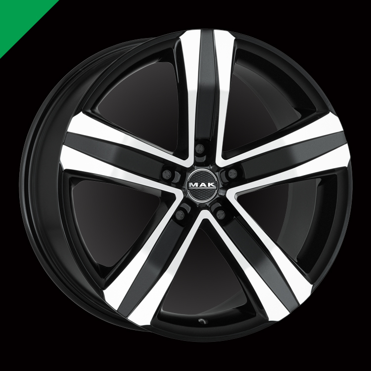 R16 5x160 6,5J ET60 D65,1 MAK Stone 5 Black Mirror R16 5x160 6,5J ET60 D65,1 MAK Stone 5 Black Mirror