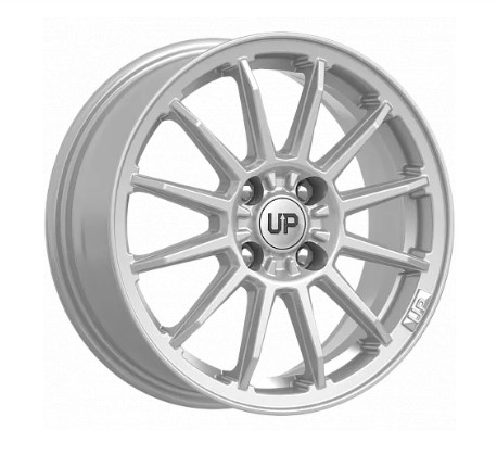 R15 4x100 6J ET45 D67,1 Wheels UP Up102 Silver Classic R15 4x100 6J ET45 D67,1 Wheels UP Up102 Silver Classic