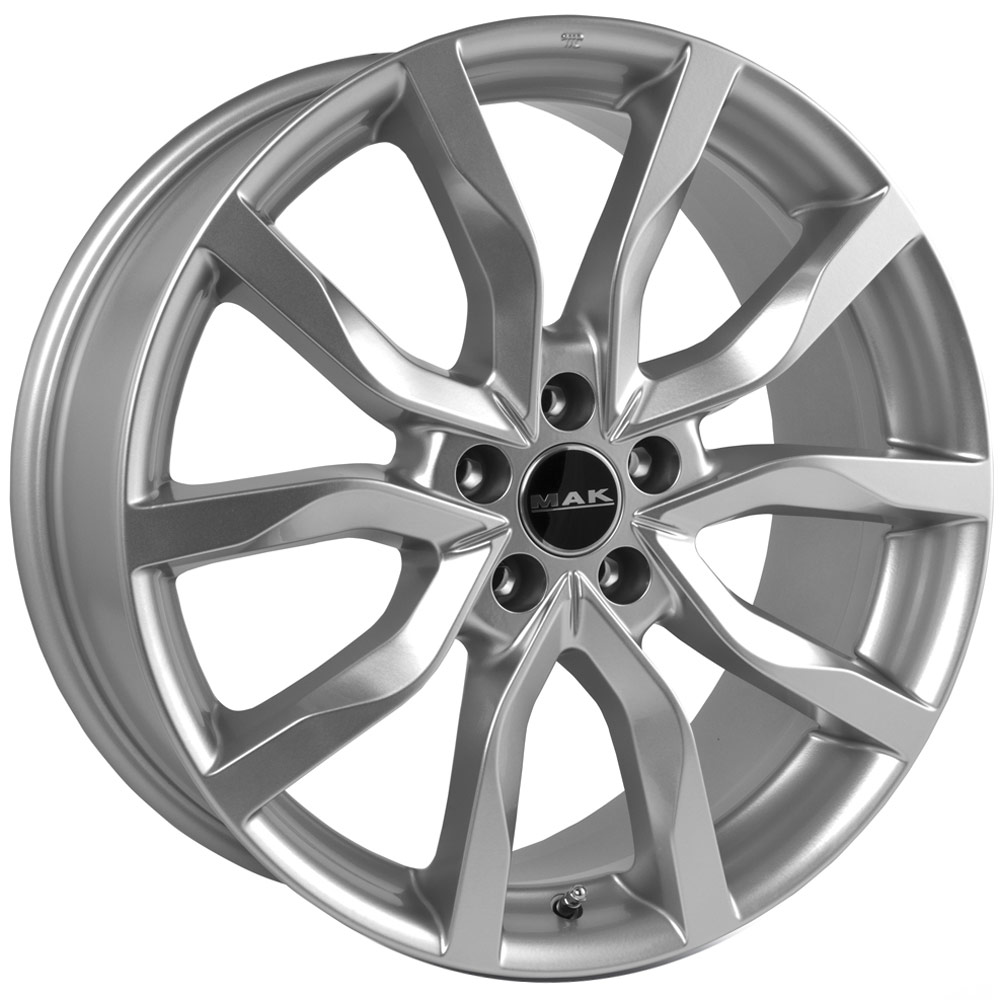 R21 5x120 9,5J ET49 D72,6 MAK Highlands Silver R21 5x120 9,5J ET49 D72,6 MAK Highlands Silver