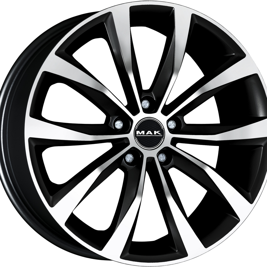 R16 5x100 6,5J ET42 D57,1 MAK Wolf Black Mirror R16 5x100 6,5J ET42 D57,1 MAK Wolf Black Mirror