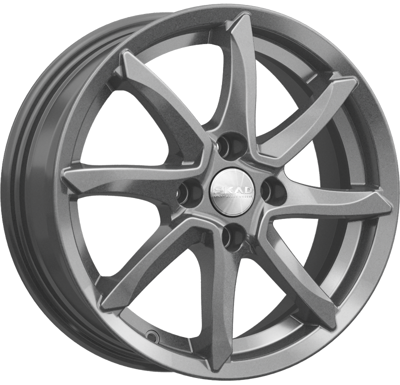 R15 4x100 6J ET37 D60,1 Скад Осака Графит R15 4x100 6J ET37 D60,1 Скад Осака Графит