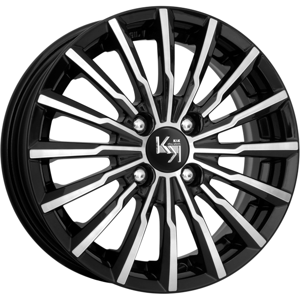 R14 4x100 5,5J ET46 D54,1 K&K Акцент-оригинал КС641 алмаз черный R14 4x100 5,5J ET46 D54,1 K&K Акцент-оригинал КС641 алмаз черный