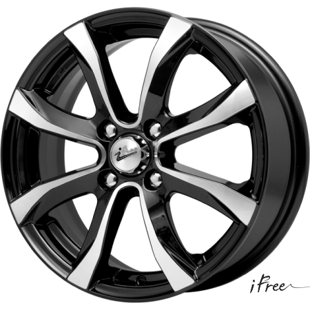 R15 4x100 6J ET50 D60,1 iFree Дайс Блэк-Джек R15 4x100 6J ET50 D60,1 iFree Дайс Блэк-Джек