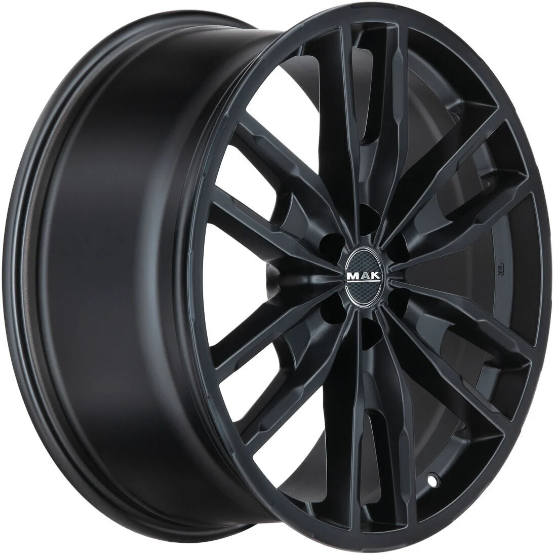 R17 6x139,7 7,5J ET25 D106,1 MAK Peak Matt Black R17 6x139,7 7,5J ET25 D106,1 MAK Peak Matt Black