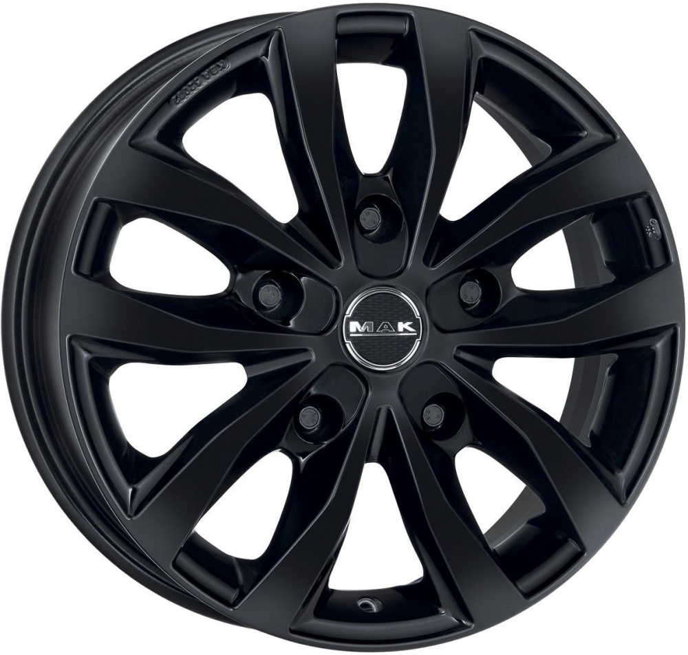 R15 5x160 6,5J ET58 D65,1 MAK Load 5 3 Gloss Black R15 5x160 6,5J ET58 D65,1 MAK Load 5 3 Gloss Black