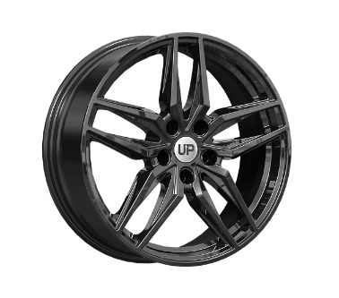 R18 5x115 7J ET43 D70,2 Wheels UP Up112 New Black R18 5x115 7J ET43 D70,2 Wheels UP Up112 New Black