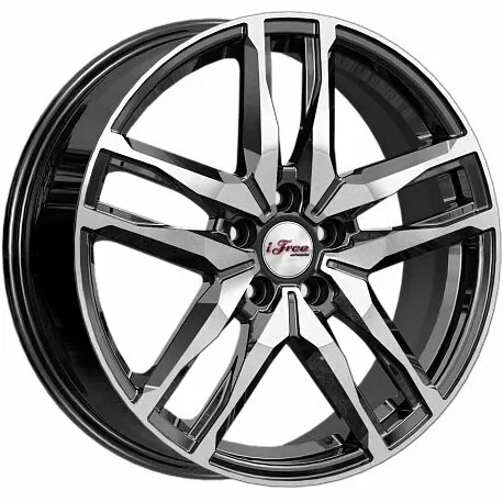 R18 5x112 6,5J ET45 D57,1 iFree Бомбей (КС1075) Блэк Джек R18 5x112 6,5J ET45 D57,1 iFree Бомбей (КС1075) Блэк Джек