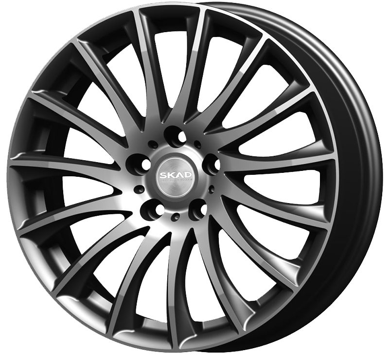 R18 5x114,3 7J ET40 D66,1 Скад Валенсия алмаз R18 5x114,3 7J ET40 D66,1 Скад Валенсия алмаз