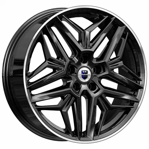 R19 5x108 7J ET47 D60,1 K&K Колумб (КС1038) алмаз чёрный R19 5x108 7J ET47 D60,1 K&K Колумб (КС1038) алмаз чёрный