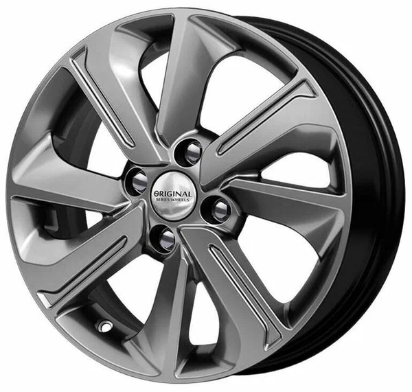 R15 4x100 6J ET46 D54,1 Скад KL-319 Graphite R15 4x100 6J ET46 D54,1 Скад KL-319 Graphite