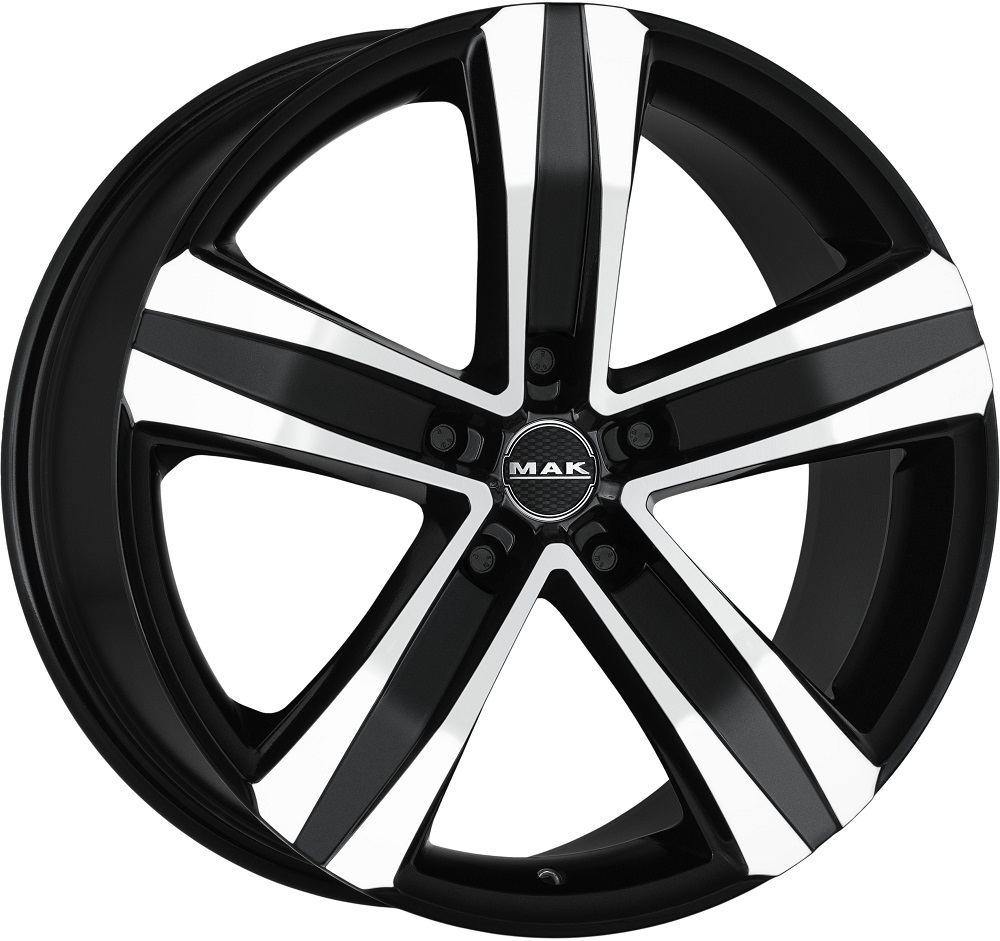 R15 5x160 6,5J ET58 D65,1 MAK Stone 5 Black Mirror R15 5x160 6,5J ET58 D65,1 MAK Stone 5 Black Mirror