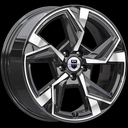 R18 5x114,3 7,5J ET40 D66,1 K&K Кайан (КС1012) алмаз чёрный R18 5x114,3 7,5J ET40 D66,1 K&K Кайан (КС1012) алмаз чёрный
