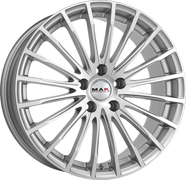 R18 5x108 8J ET45 D72 MAK Fatale Silver R18 5x108 8J ET45 D72 MAK Fatale Silver