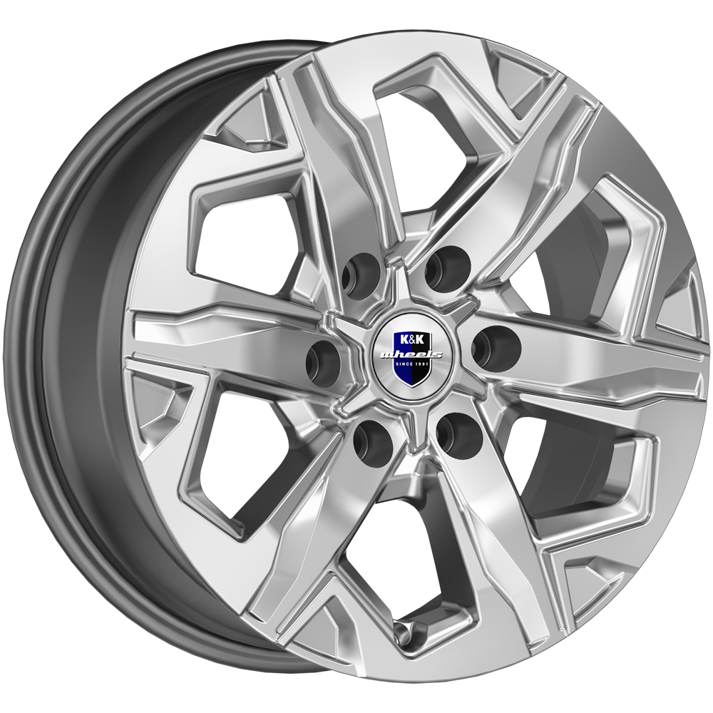 R17 6x139,7 7,5J ET25 D78,1 K&K Тейт (КС1050) дарк платинум R17 6x139,7 7,5J ET25 D78,1 K&K Тейт (КС1050) дарк платинум