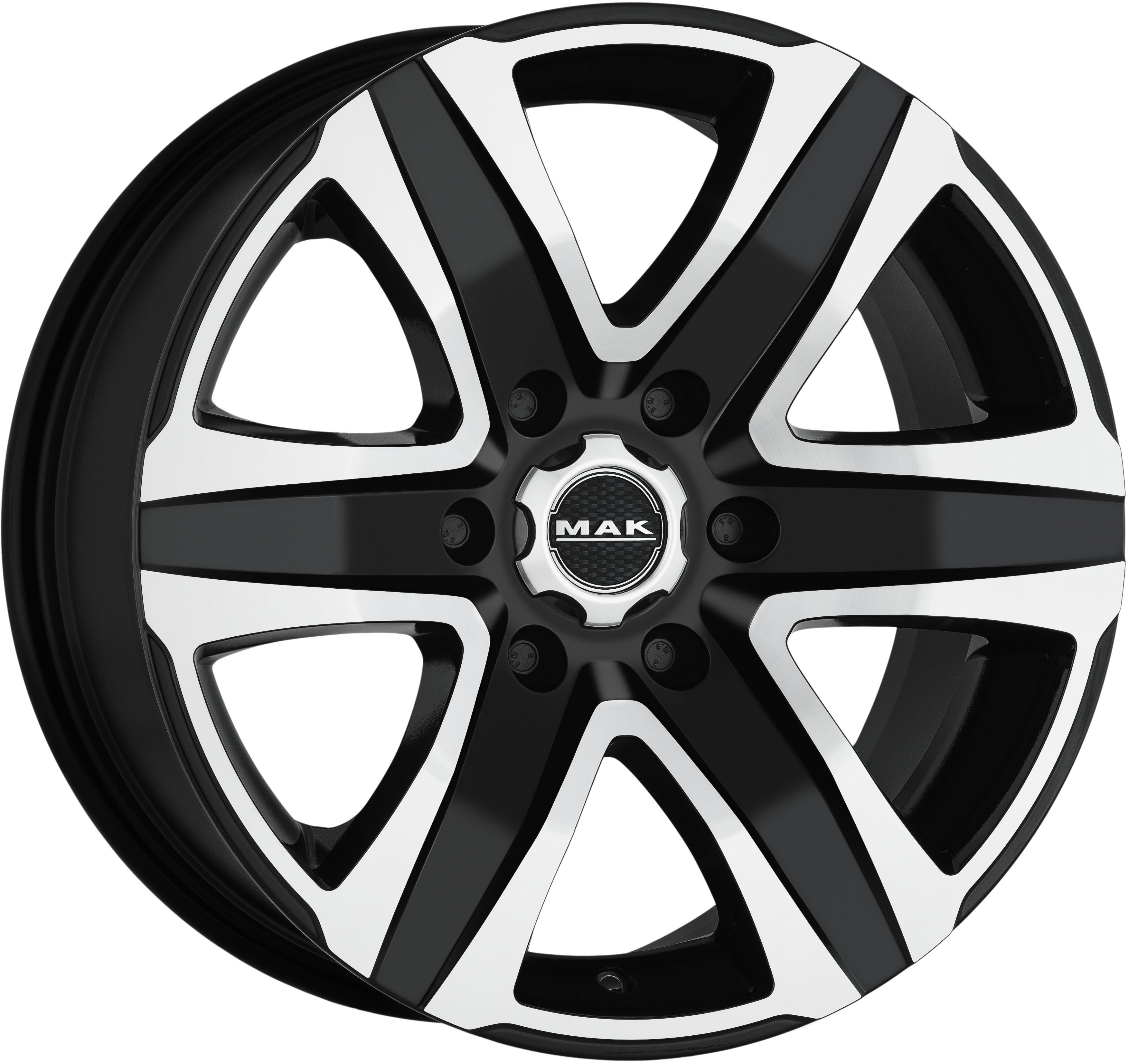 R18 6x139,7 8J ET35 D106,1 MAK Stone 6 Black Mirror R18 6x139,7 8J ET35 D106,1 MAK Stone 6 Black Mirror