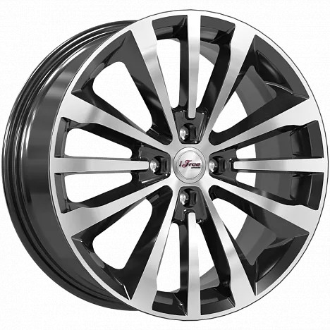 R17 4x100 7J ET45 D67,1 iFree Андерсен (КС912-03) Блэк Джек R17 4x100 7J ET45 D67,1 iFree Андерсен (КС912-03) Блэк Джек