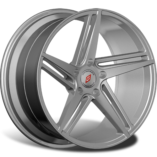 R19 5x112 8,5J ET32 D66,6 Inforged IFG31 Silver лого IFG (S+RED, 64 мм) сфера R19 5x112 8,5J ET32 D66,6 Inforged IFG31 Silver лого IFG (S+RED, 64 мм) сфера