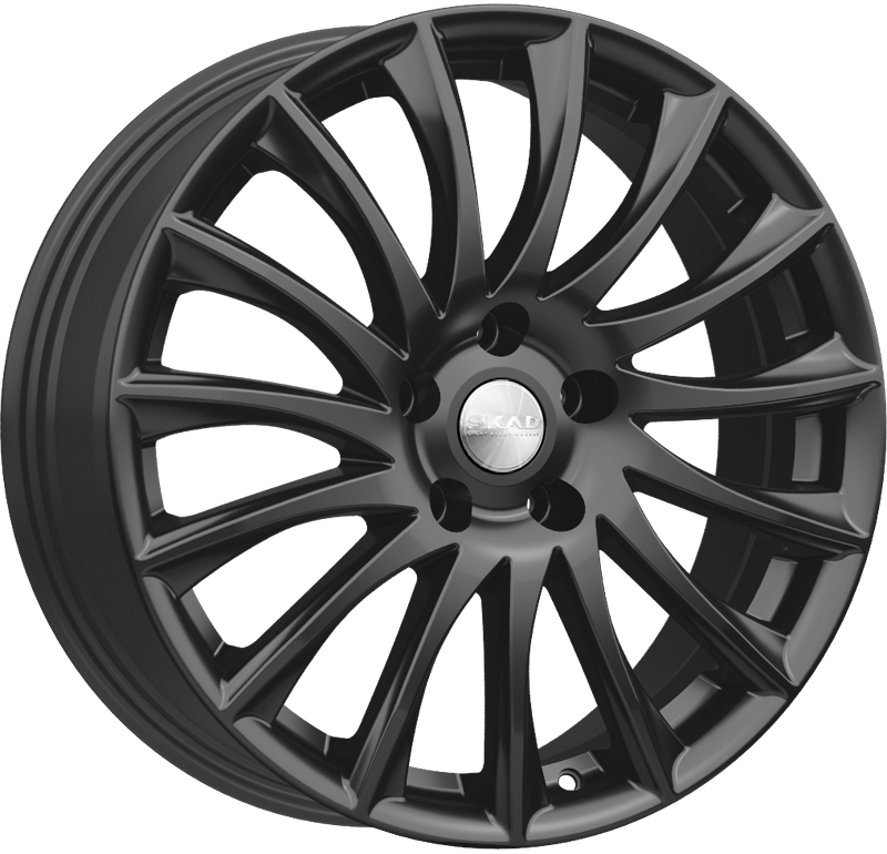 R18 5x114,3 7J ET45 D67,1 Скад Валенсия чёрный бархат R18 5x114,3 7J ET45 D67,1 Скад Валенсия чёрный бархат