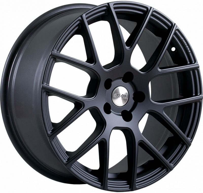 R18 5x108 8J ET40 D67,1 Скад Stiletto чёрный бархат R18 5x108 8J ET40 D67,1 Скад Stiletto чёрный бархат